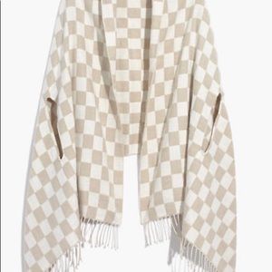 Madewell Checkerboard Cape Scarf